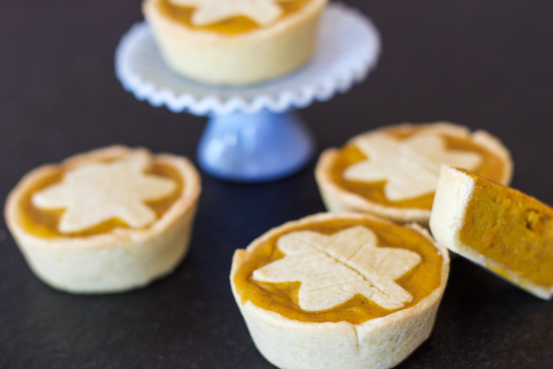 Herbstliche Kürbis Tartelettes