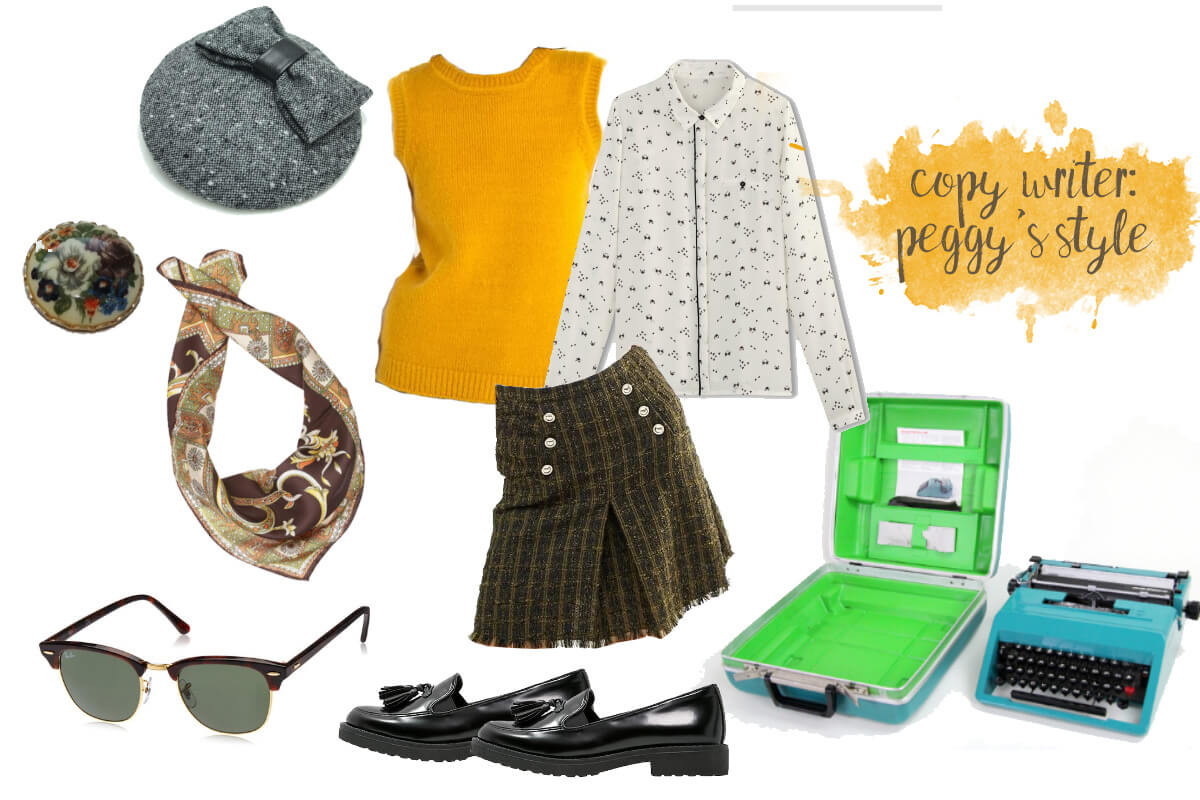 party outfit: peggy olson / mad men