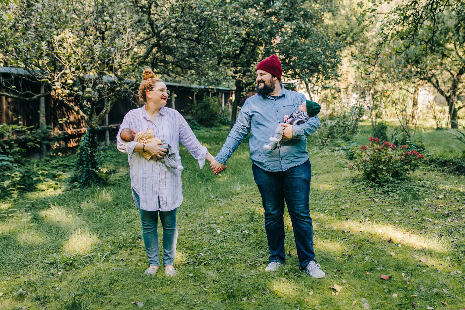 die ersten zwei monate zwillinge (foto: julia eileen photography)