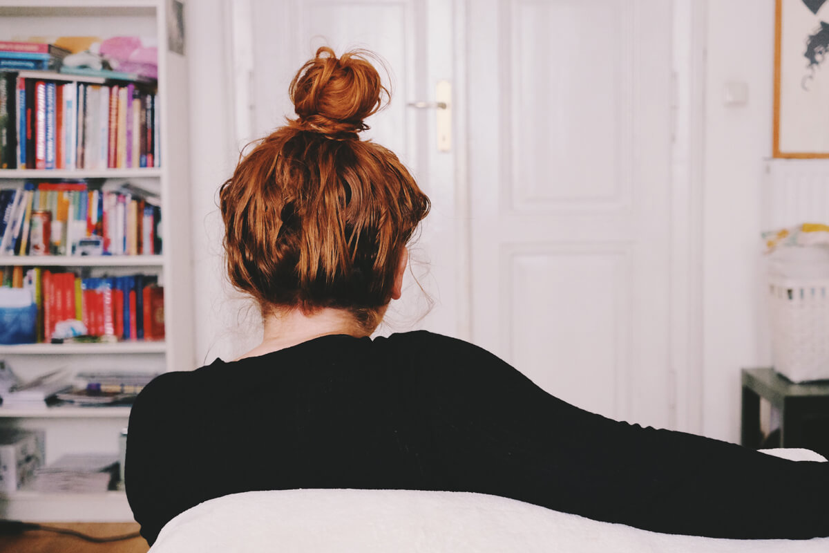 Redhead Girl Bun - Dutt