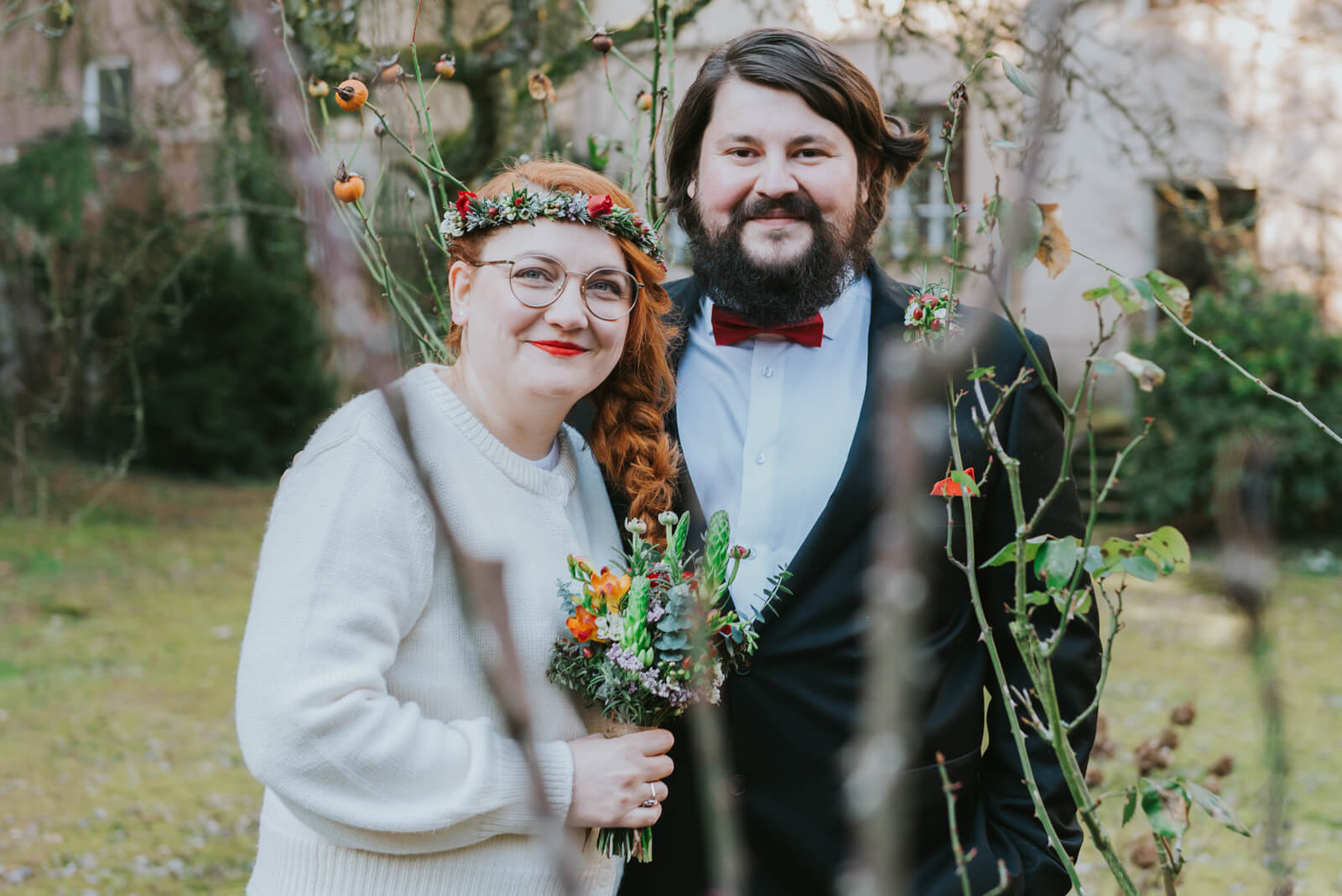 winterhochzeit im eigenen garten (foto: markus maierhofer)